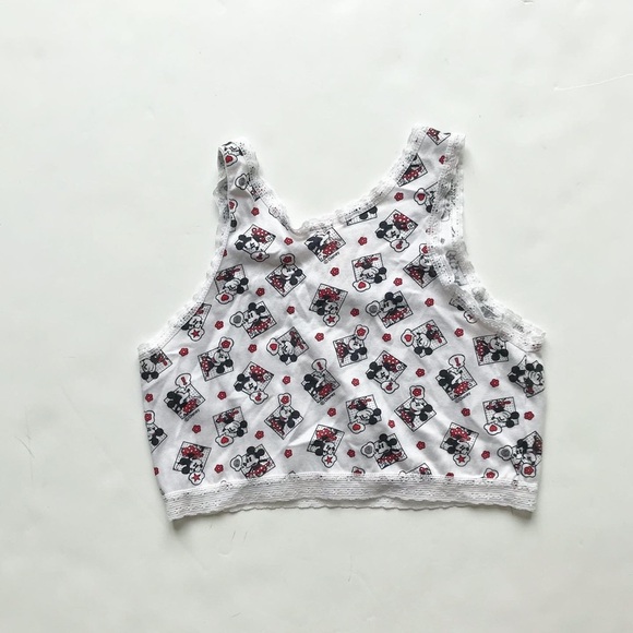 Disney Other - Vintage Disney Mickey Mouse crop tank top 10Y